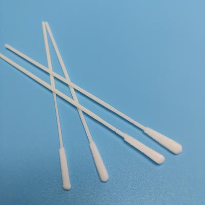 中国 ABSが付いている15cmのナイロン群がらせた使い捨て可能な生殖不能の綿棒は鼻の綿棒を付ける 販売のため