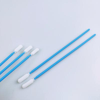China Blue Handle Foam Cleaning Swabs Jewelry Fine Powders Remove for sale