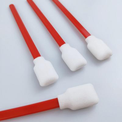 중국 린트 레드 폼 팁 면봉 직사각형 사각형 스폰지 헤드 없음 판매용