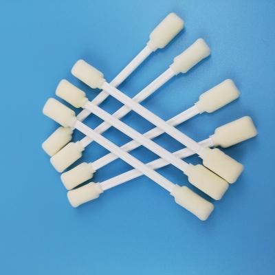China Lint Free Open Cell Printer Cleaning Foam Swab With Double Heads for sale