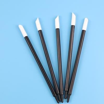 China High Absorbency PU Head Printer Cleaning Swab With Black Handle for sale