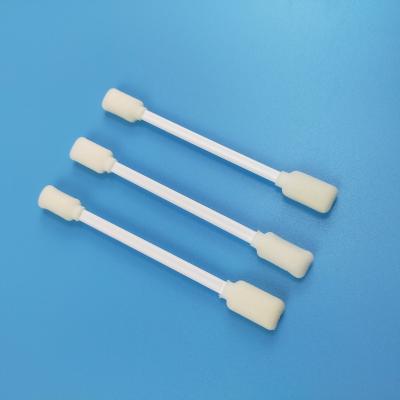 China PP Stick Double Head Foam Tip Swabs For Printer Cleaning for sale