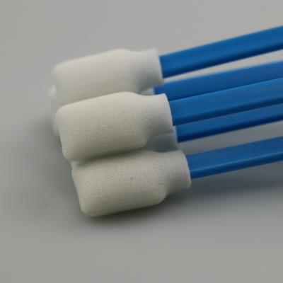 China cotonete da ponta de Rectangle Cleaning Foam da impressora de vara de 125mm PP sem fiapos à venda