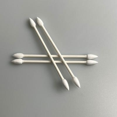 China 3 Inch Paper Sharp Pointed Cotton Swab Micro Mini for sale