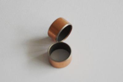 China Lead free SF-1P oilless bushing , Steel backing PTFE sintered bronze Bush for sale