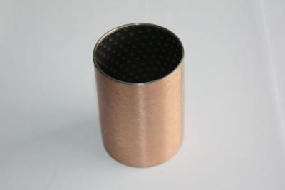 China Various PTFE and polymer Bronze Wrapped Du Bearing with good wear and proper hardness for sale