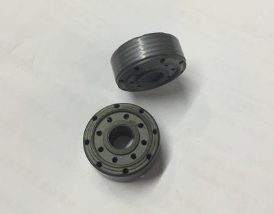 China Inclined Hole Design Shock Absorber Piston Banding Material Shore Hardness 57-67 for sale