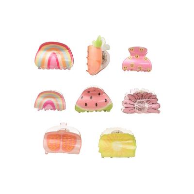 China Fruit Funny Mini Claw Clips Cute Children's Hair Accessories for sale