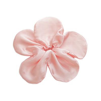 China Large Flower Hair Scrunchie Summer Hair Tie for sale
