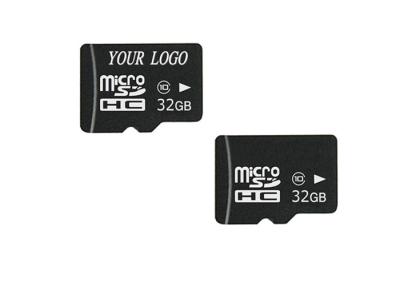 中国 32GB Microsdhcのメモリ・カード、1GB - 64GB U1のクラス10黒いTFマイクロSDHC 販売のため
