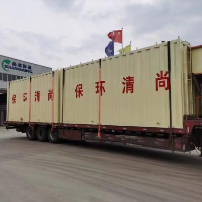 中国 50T/D 炭素鋼 下水処理装置 パッケージ 臭いを消す 販売のため