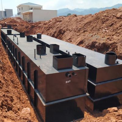China Carbon Steel Rural Sewage Treatment Equipment 50T/D Wastewater Treatment In Rural Areas for sale