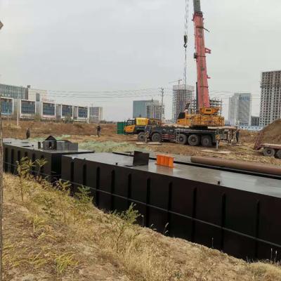 China Instalação de tratamento de águas residuais domésticas com painel de controlo à venda