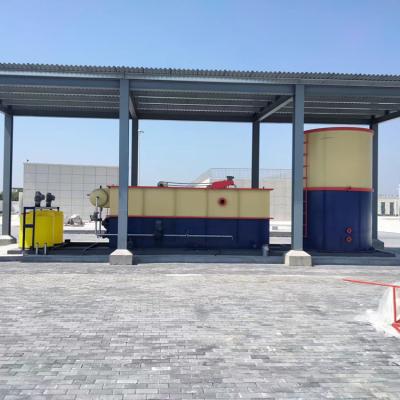 China Solid Liquid Separation Integrated Sewage Treatment Plant Capacity 50-1000L/H for sale