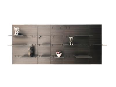 China Solid Wood Wall Shelf Hanging Storage Furniture Metal Mounted Wall Floating Shelves à venda