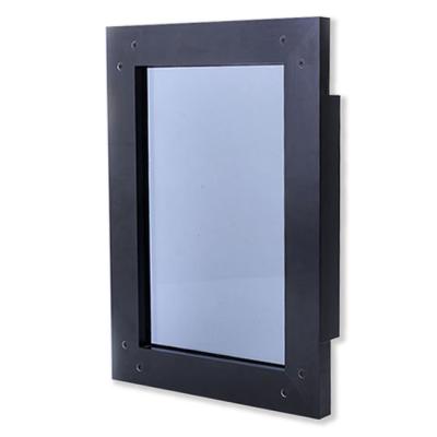 China Black Kitchen Cabinet Drawer 450mm Aluminum Alloy Frame for sale
