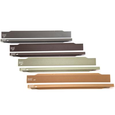 China 602mm Furniture Continuous Aluminum Drawer Pulls for sale