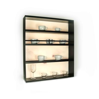 China LED Lighted Aluminum Display Shelf For Kitchen for sale