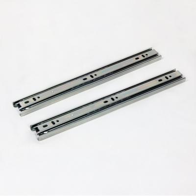 China Iron Tri Fold Furniture Drawer Slides 600mm For Kitchen Cabinet for sale