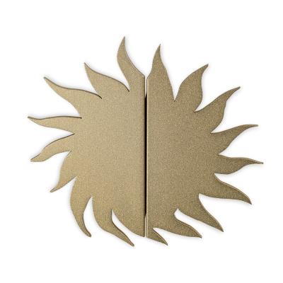 China Luxury 11cm Sun Flower Cabinet Gold Handles For Home Hardware for sale
