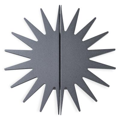 China Os punhos do armário do preto da flor do OEM Sun personalizam 12cm para a porta da mobília à venda