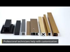 OEM Extruded Aluminum Profile Industrial Custom Furniture Hardware 5000mm