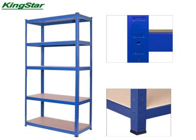 China MDF Board Boltless Shelving System Multi Level Free Standing 175 Kg Capacity for sale