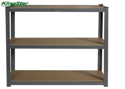 China Office Boltless Shelving System , 3 Tier Heavy Duty Shelving With 40cm Depth for sale