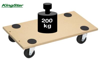China Transport Roller Heavy Duty Four Wheel Dolly , Furniture Moving Equipment Dolly for sale
