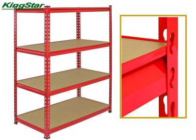 China Multi Layer Bolt Free Shelving Systems , Industrial Storage Racks Heavy Duty for sale