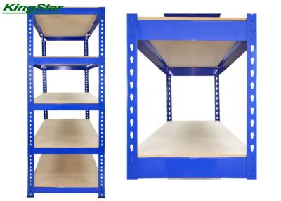 China Lightweight Boltless Storage Shelving Unit , 200Kg Capacity 4 Shelf Metal Rack System for sale