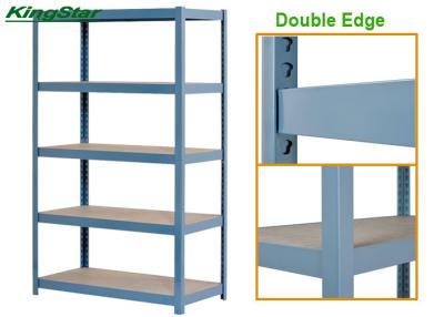 China MDF Deck Boltless Storage Shelving Unit with 5 Shelves 600kg Capacity Per Shelf for sale