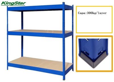 China Warehouse Boltless Industrial Shelving , 3 Tier Heavy Duty Shelving Unit for sale