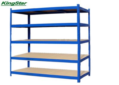 China 250Kg Capacity Boltless Shelving System Zipped And Strengthened Patterned Beam for sale