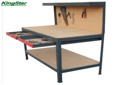 China Two Drawers Boltless Workbench , Boltless Industrial Multi Purpose Workbench for sale