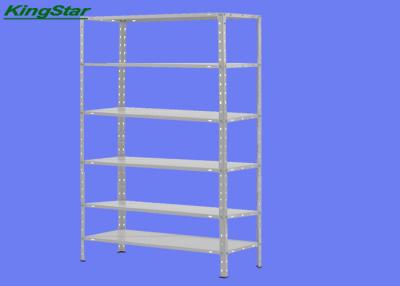 China High Capacity Metal Frame Storage Rack With Plastic Protection Feet , 6 Layers for sale