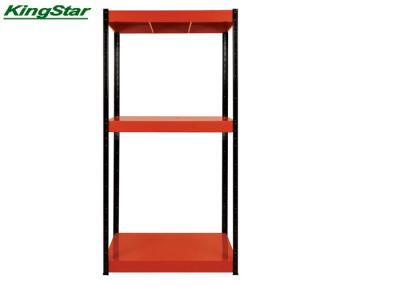 China Short Span Metal Rack Storage Systems , 3 Shelf Metal Shelving System For Library for sale