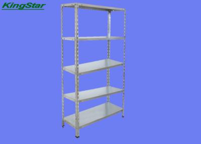 China 5 Tire All Purposes Bolt Together Metal Shelving Unit 65Kg Capacity , U Shape Stand for sale