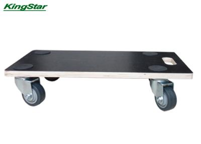 China Anti - Slip EVA Pad PU Wheel Plywood Platform Moving Dolly Transport Roller for sale