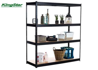 China Heavy Duty Boltless Shelving System With Zipped Beam 400kg Capacity Per Level for sale