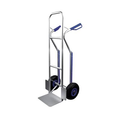China stair climbing  Aluminium industrial  Hand Truck ，Hand TrolleyWith Plastic Handle Buffer 150 Kg Loading Capacity for sale