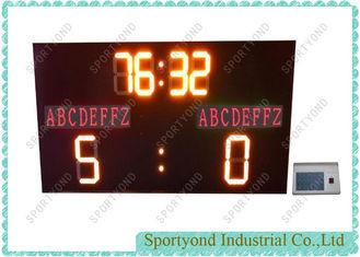 China Waterproof Outdoor Led Electronic Football Scoreboard For Five-A-Side Futsal Match for sale
