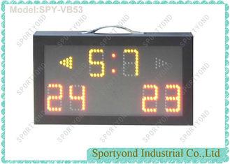 China Indoor College Electronic Volleyball Scoreboard Portable , Aluminum Housing for sale