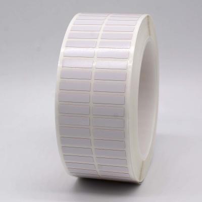 China 19 mmx5 mm 1 milímetro Etiqueta de poliimida branca, resistente a altas temperaturas à venda