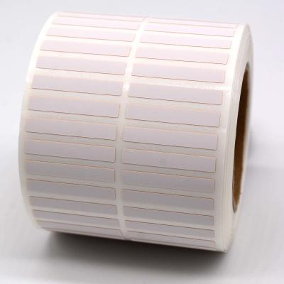 China 25mmx4mm High Temperature Adhesive Labels 1mil White Matte Polyimide for sale