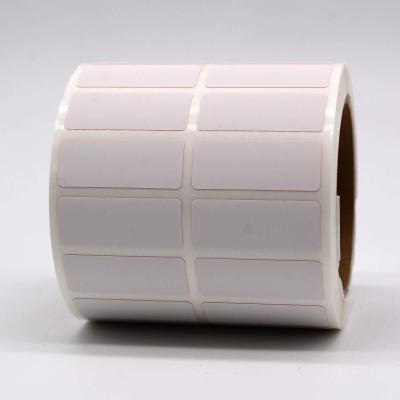 Китай 25ммx10мм высокотемпературные клеевые этикетки 1мм белый матовый полиамидный материал продается