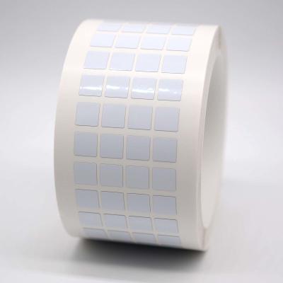 China 9.5mmx9.5mm 1mil Blue Gloss High Temperature Resistant Polyimide Label for sale