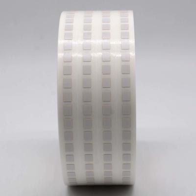 Chine Étiquette adhésive de transfert thermique de 4x5 mm 1 millimètre Étiquette anti-statique de polyimide blanche mate à vendre