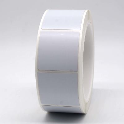 China 37x37mm Permanent Adhesive Label 2mil White Matte Polyimide Label For Metal for sale