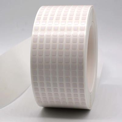 China 4mmx5mm Permanent Adhesive Label 1mil  White Matte High Temperature Resistant Polyimide Label For 8 Row for sale